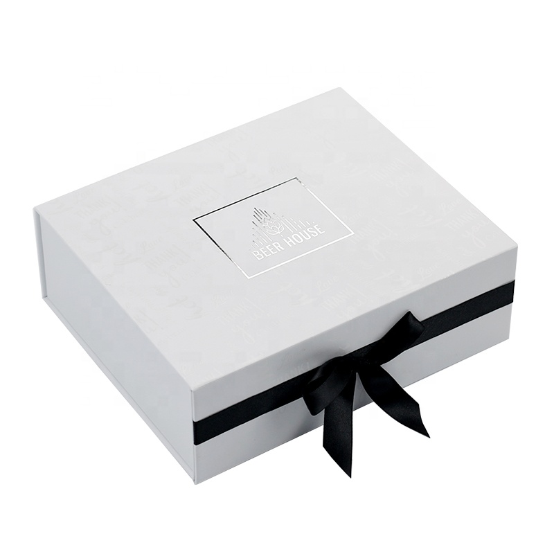 OEM Acceptable White Folding Paperboard Gift Box 