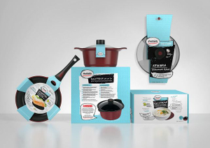 28cm Handmade Fry Pan Paper Box