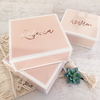 Custom Logo Printed Luxury Rigid Cardboard Packaging Magnetic Folding Paper Bridal Bridesmaid Proposal Wedding Favour Gift Boxes