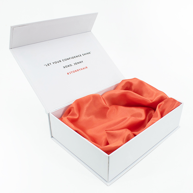 Luxury Custom Logo Magnetic Hair Extension Box Packaging