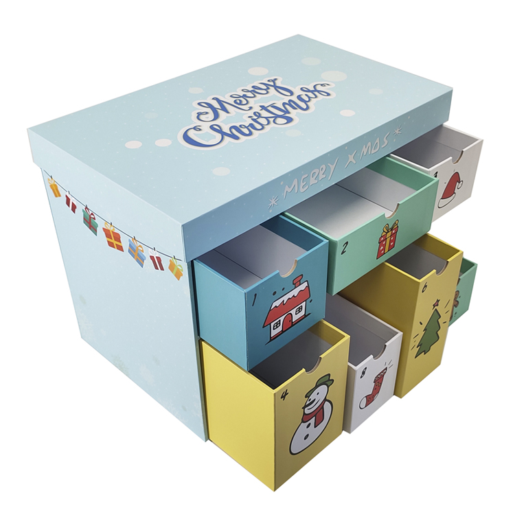 Handmade Custom Design Christmas Advent Calendar Boxes