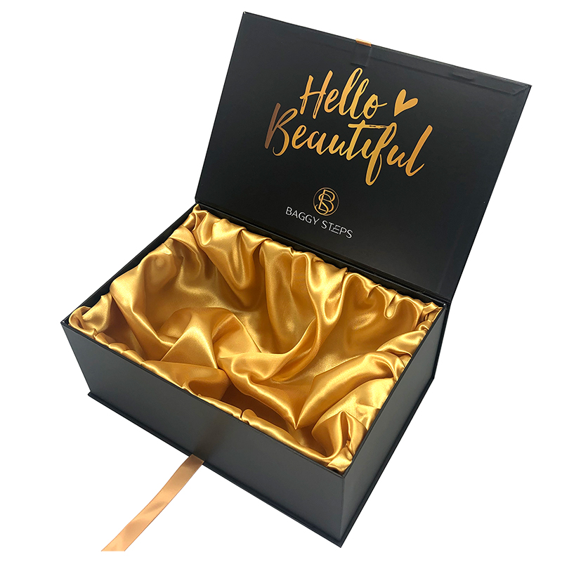 Custom Logo Luxury Cardboard Silk Gift Hair Extension Box