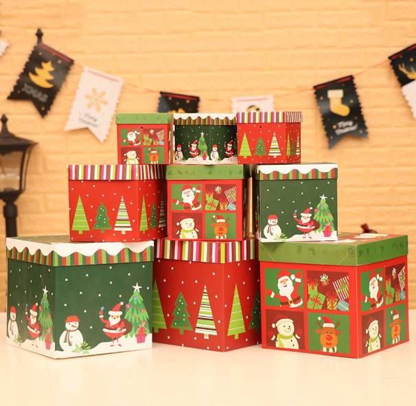 Small & Large Christmas Gift Boxes with Lids