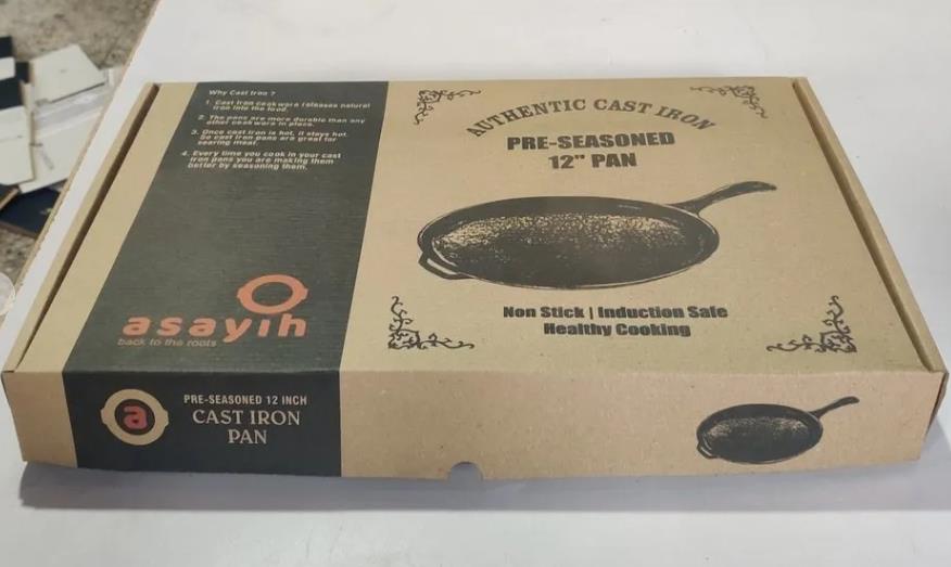 Custom Cookware Frying Cooker Saute Pan Corrugated Packaging Box