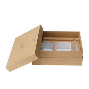 Kraft Paper Lid And Base Box for Two Candle Gift Set