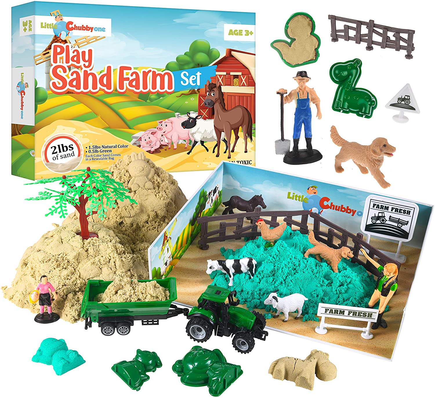 2 Lbs One Kids Toy Magic Sand Set 