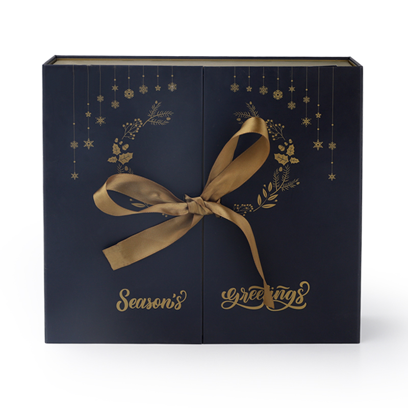 Custom Advent Calendar Empty Luxury Cardboard Paper Gift Box Countdown Christmas Advent Calendar Box