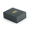 Custom Magnetic Closure Decorative Gold Hot Stamping Rigid Cardboard Book Shaped Gift Box Packaging