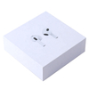Customized Logo Low Price White Paper Wireless Earbuds Earphone Packaging Box