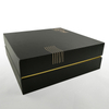 Custom Logo Printed Rigid Cardboard Lid And Base Box Packaging Luxury Lingerie Clothing Gift Box Satin Insert