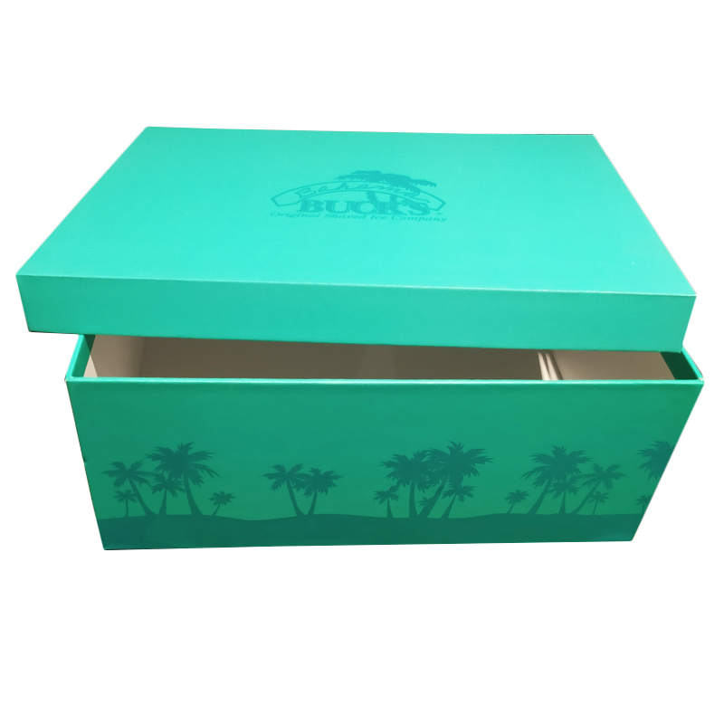 Cosmetic Lid And Base Box Art Paper Rigid Packaging Box