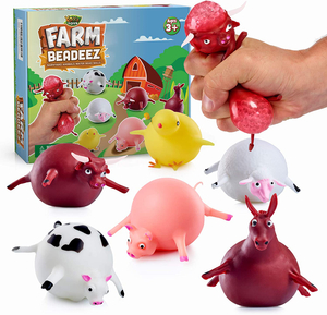 Squishy Stress Relief Balls Squeezing Fidget Animal Shaped Toys 
