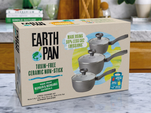 Free Sample Kraft Corruagted Box for Household Color Non-stick Soup Pot Frying Pan Milk Pot Stew Pot 13-piece Cookware Set